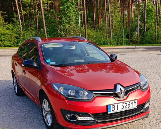 Renault Megane cena 33000 przebieg: 67000, rok produkcji 2015 z Białystok małe 154